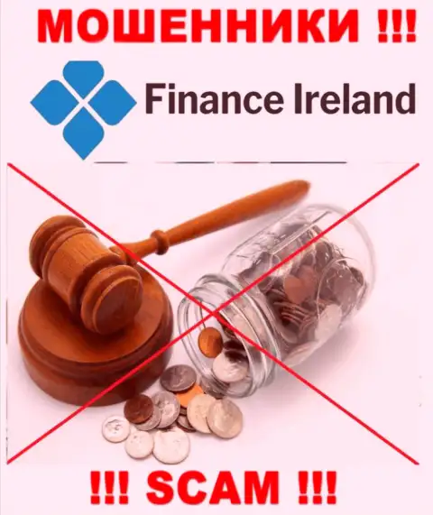 По причине того, что у Finance-Ireland Com нет регулятора, деятельность данных воров нелегальна