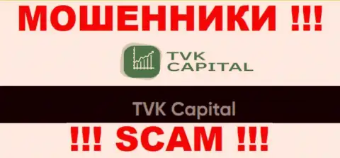 TVK Capital - это юр. лицо мошенников TVKCapital