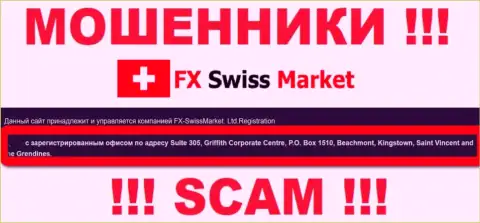 Официальное место регистрации интернет-лохотронщиков FX SwissMarket - Saint Vincent and the Grendines