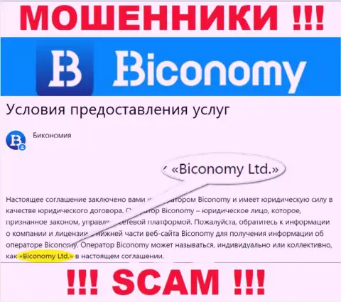 Юридическое лицо, владеющее мошенниками Biconomy Com - это Biconomy Ltd