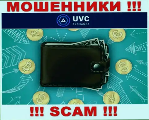 Крипто кошелек - именно в указанном направлении оказывают свои услуги мошенники UVCExchange