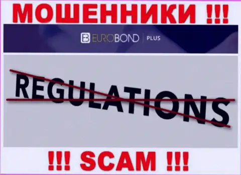 Регулятора у компании ЕвроБонд Плюс нет !!! Не стоит доверять данным internet-мошенникам вложенные средства !