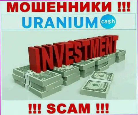 С Uranium Cash, которые орудуют в области Investing, не сможете заработать - это обман