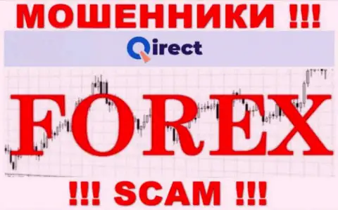 Qirect оставляют без вложенных денежных средств наивных клиентов, которые поверили в законность их деятельности