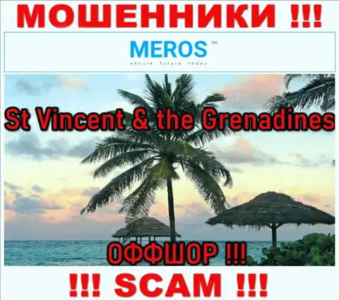 St Vincent & the Grenadines - это юридическое место регистрации конторы МеросТМ