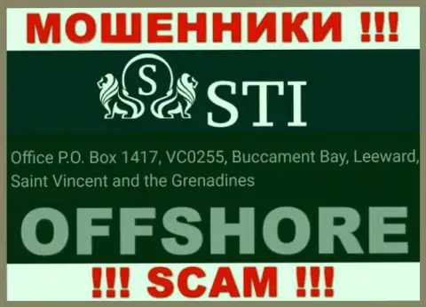 Сток Опционс - это незаконно действующая организация, расположенная в офшоре Office P.O. Box 1417, VC0255, Buccament Bay, Leeward, Saint Vincent and the Grenadines, будьте крайне осторожны