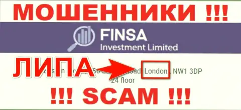 FinsaInvestmentLimited - это МОШЕННИКИ, лишающие денег людей, офшорная юрисдикция у компании ложная