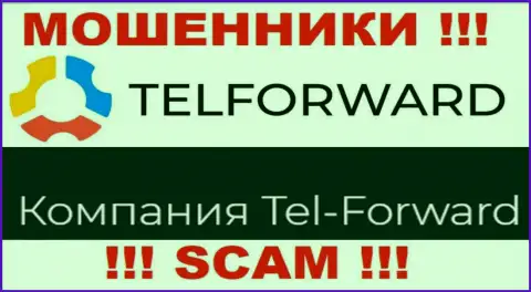Юридическое лицо ТелФорвард - это Tel-Forward, именно такую инфу опубликовали мошенники на своем web-ресурсе