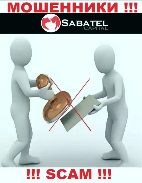 Sabatel Capital - это сомнительная контора, потому что не имеет лицензии
