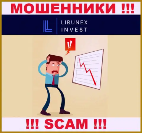 Вы также пострадали от мошеннических проделок Lirunex Invest, вероятность наказать данных internet ворюг имеется, мы расскажем каким образом