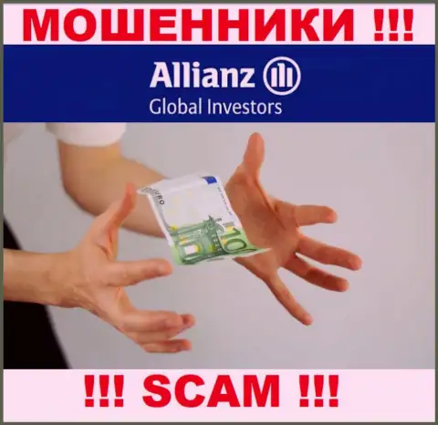 В дилинговой организации Allianz Global Investors требуют оплатить дополнительно налоги за возвращение денег - не ведитесь