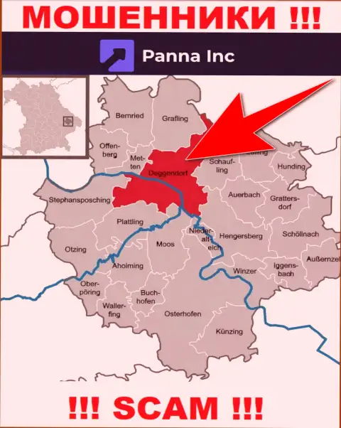 Panna Inc решили не распространяться о своем достоверном адресе
