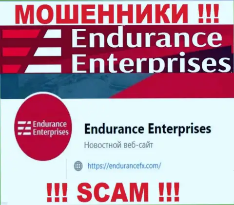 Связаться с мошенниками из организации ENDURANCE ENTERPRISES PTY LTD Вы можете, если отправите письмо на их e-mail
