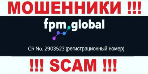 Во всемирной сети интернет промышляют ворюги FPM Global !!! Их номер регистрации: 2903523