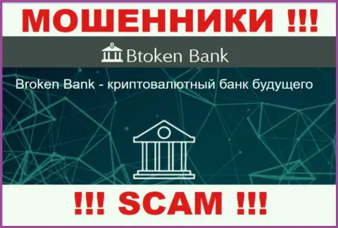Будьте крайне внимательны, направление деятельности BtokenBank Com, Investments - это лохотрон !!!