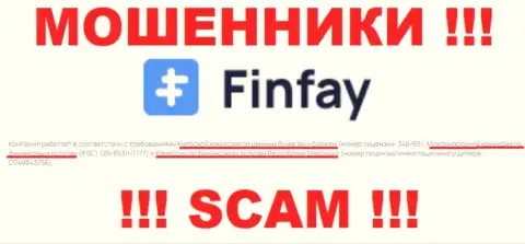 FinFay - это интернет-мошенники, противозаконные комбинации которых прикрывают тоже мошенники - CYSEC