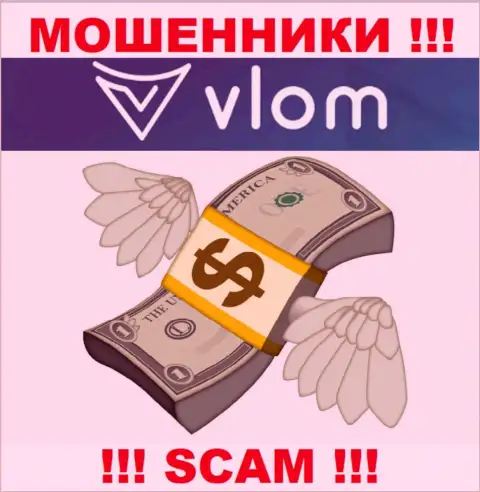 Лохотрон Vlom работает лишь на прием вложенных денежных средств, с ними Вы абсолютно ничего не сумеете заработать