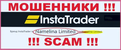 Namelina Limited - это руководство жульнической компании InstaTrader Net