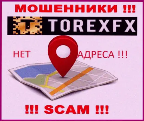 TorexFX 42 Marketing Limited не указали свое местоположение, на их web-портале нет данных об адресе регистрации
